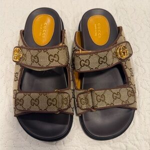 Beige and Brown Slides